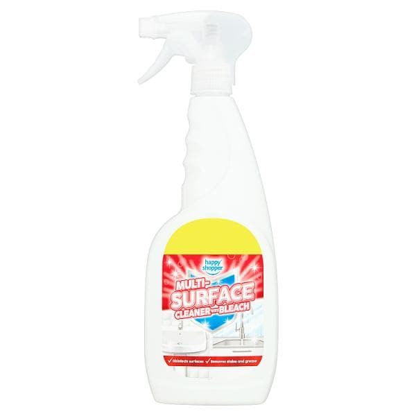 Happy Shopper Multi Surface Cleaner with Bleach 750ml Stockists.