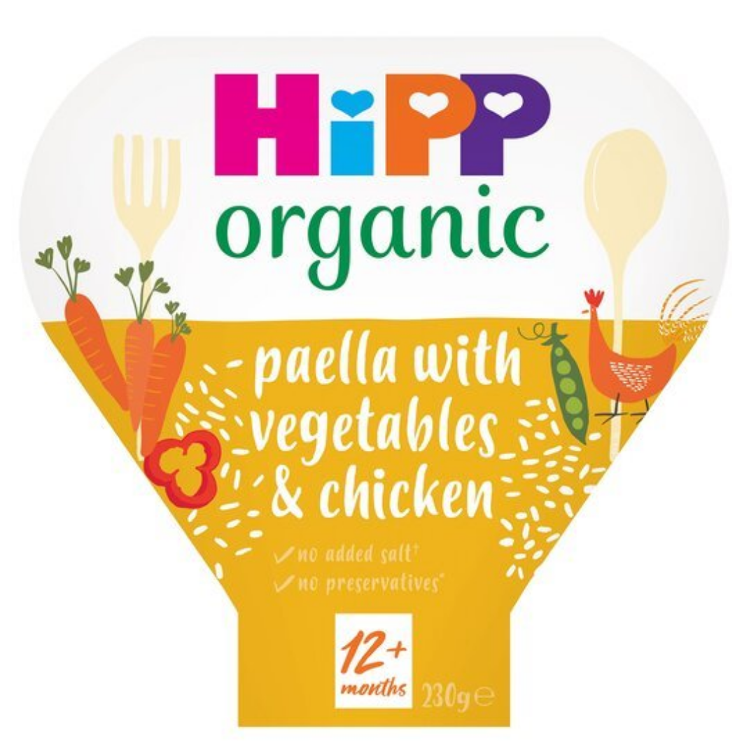 Hipp Organic Paella With Mixed Vegetable Chicken 230gr Stockists.