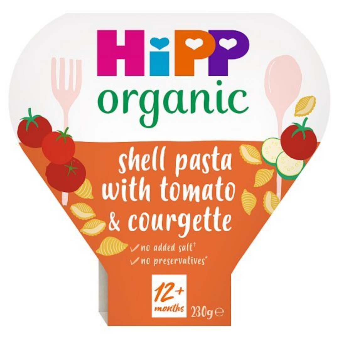 Hipp Organic Pasta With Juicy Tomatoes Courgette 260gr Stockists.