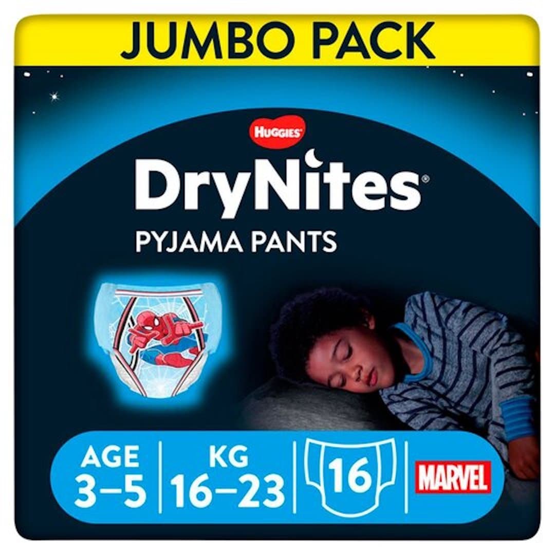 Huggies Drynites Boy 3 5Yrs 16 Pyjama Pants Stockists.
