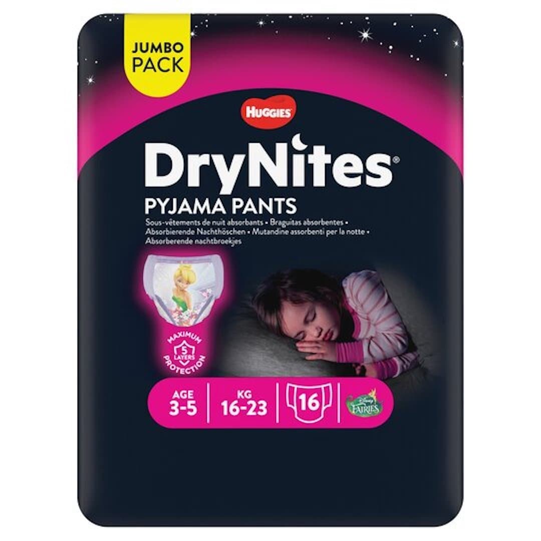 Huggies Drynites Girl 3 5 16 Pyjama Pants Stockists.