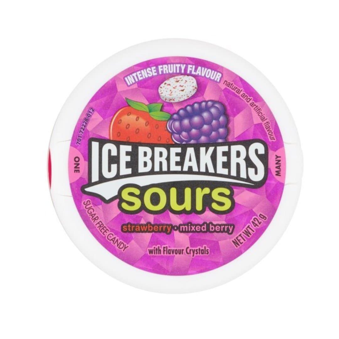 Ice Breakers Mixed Berry Sours 42gr Stockists.