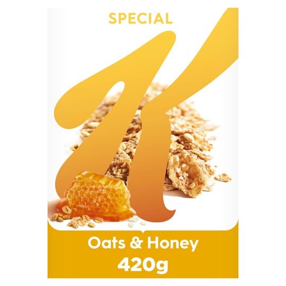 Kelloggs Special K Oats Honey 420gr Stockists.