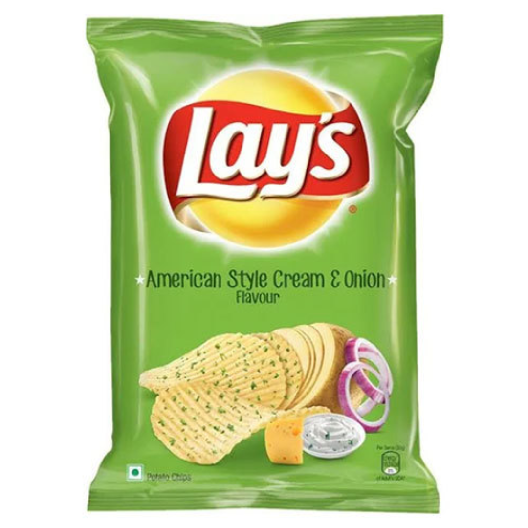 Lays American Style Cream Onion 52gr Stockists.