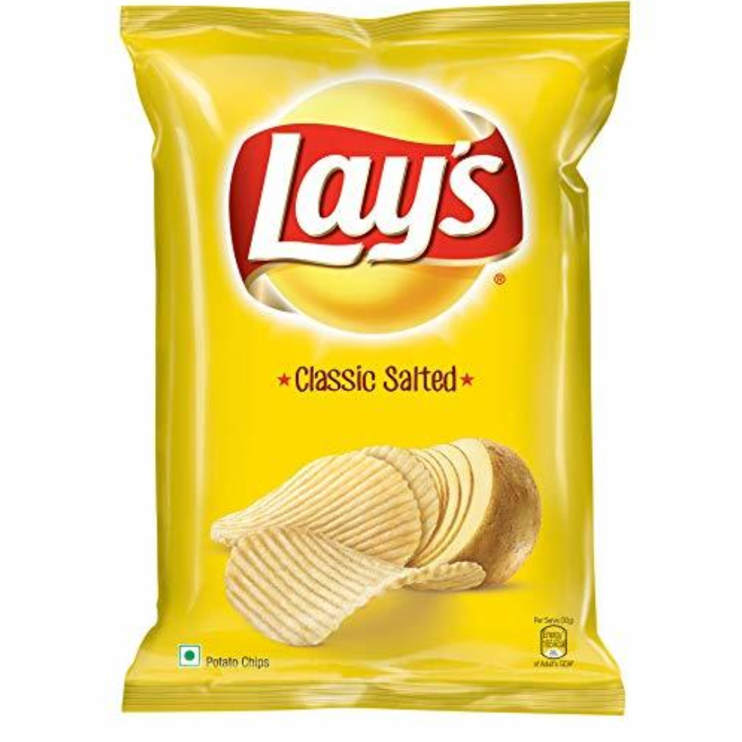 Lays Classic Salted Chips 52gr Stockists.