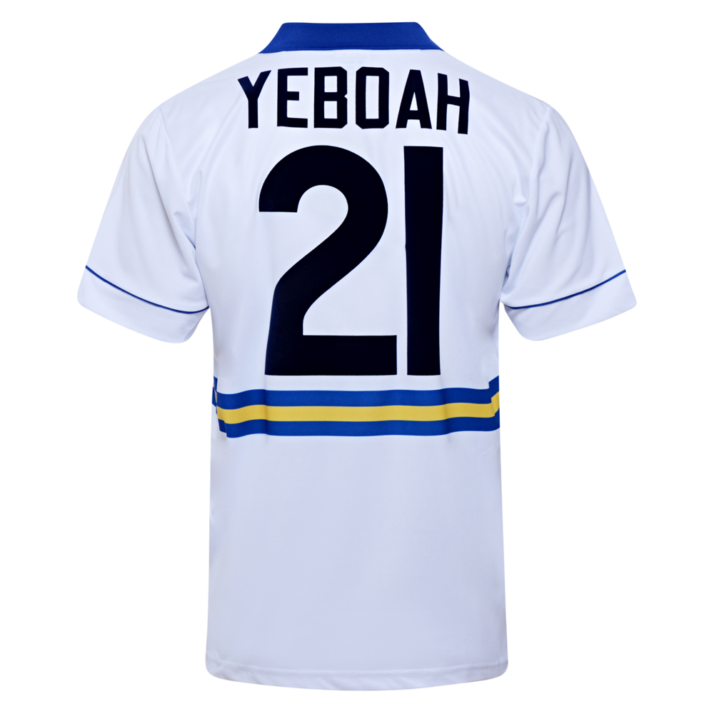 Leeds United 1994 No21 Yeboah Retro Football Shirt