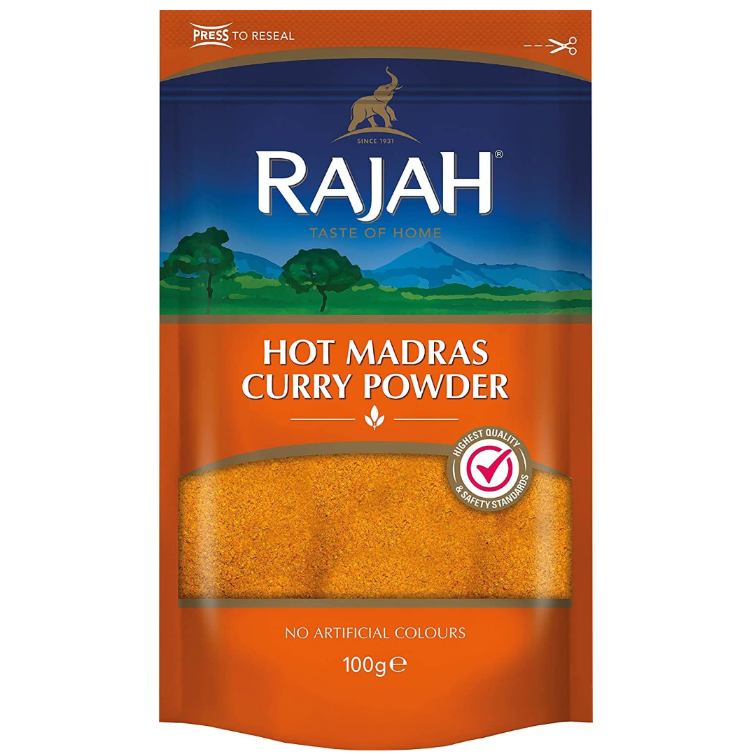 Madras Curry Powder Hot 100g Stockists.