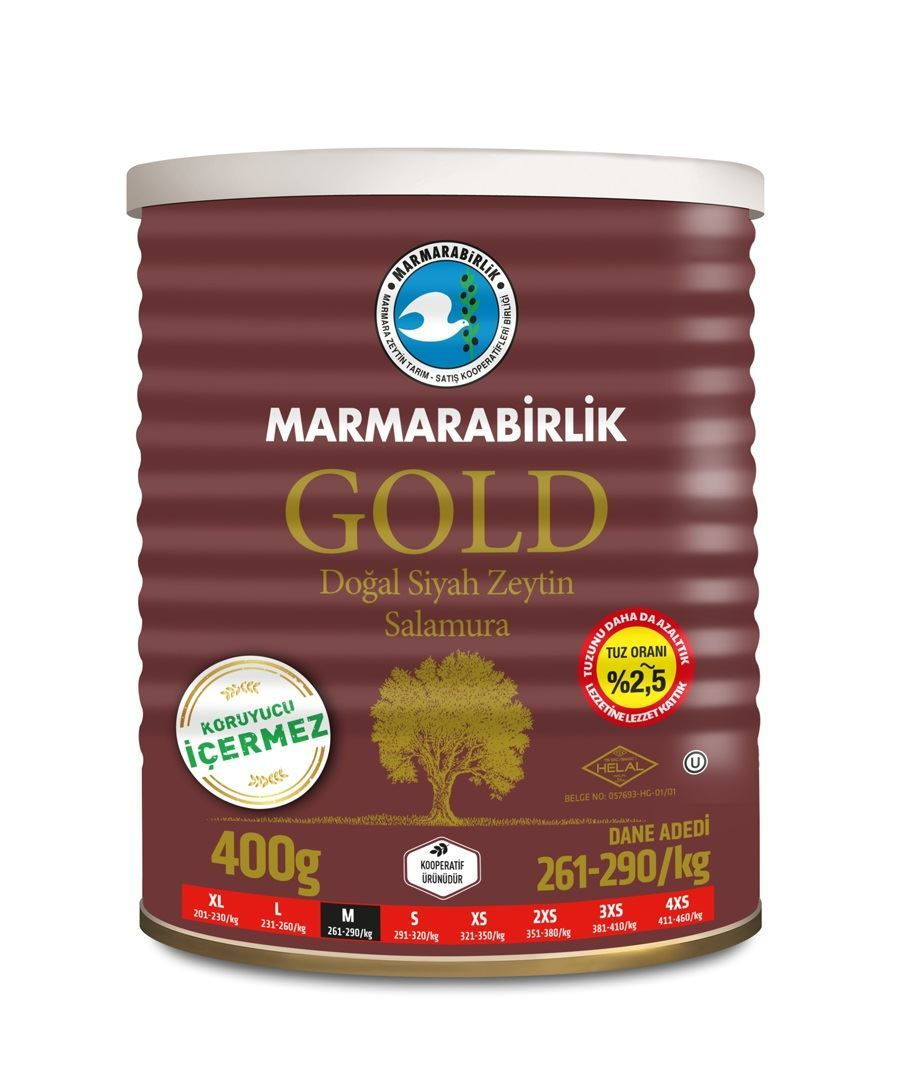 Marmarabirlik Olive Gold XL 400G Stockists.