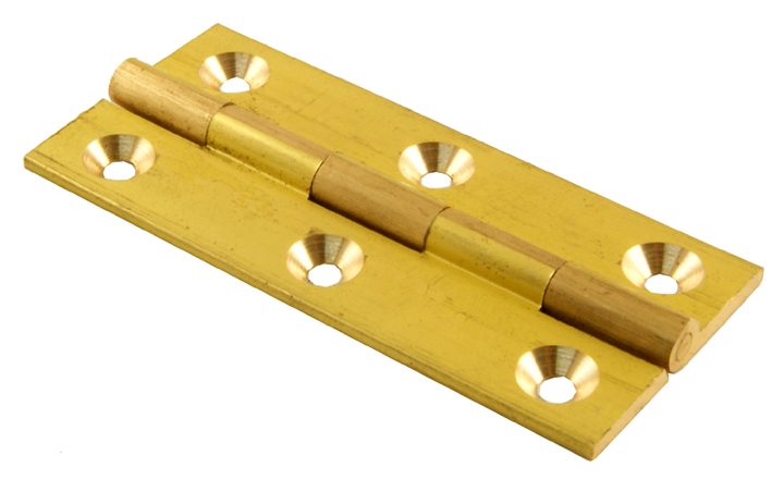 Narrow Cast Brass Butts 63x28.5mm