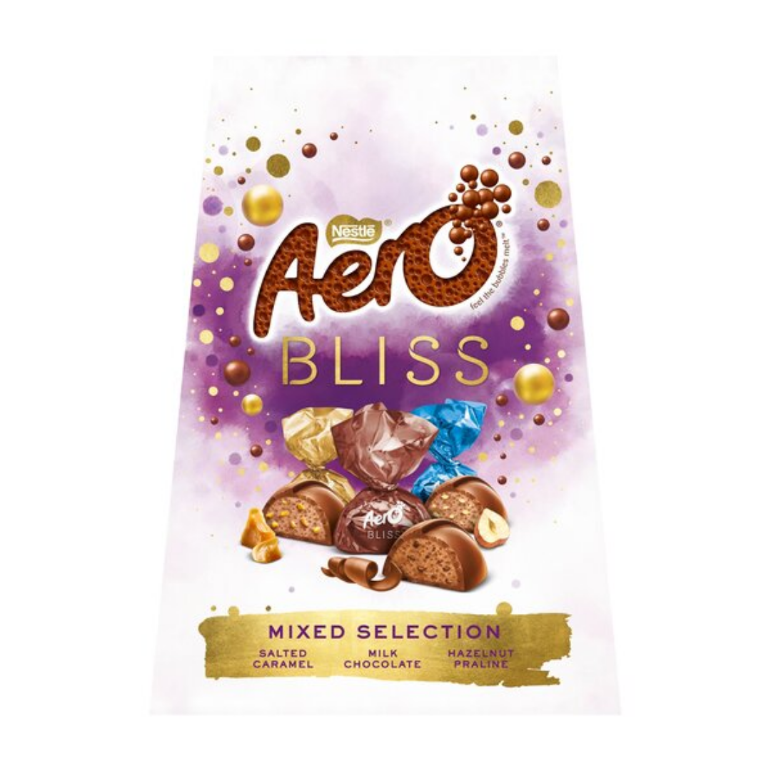 Nestle Aero Bliss Mixed Chocolate Sharing Box 177gr Stockists.