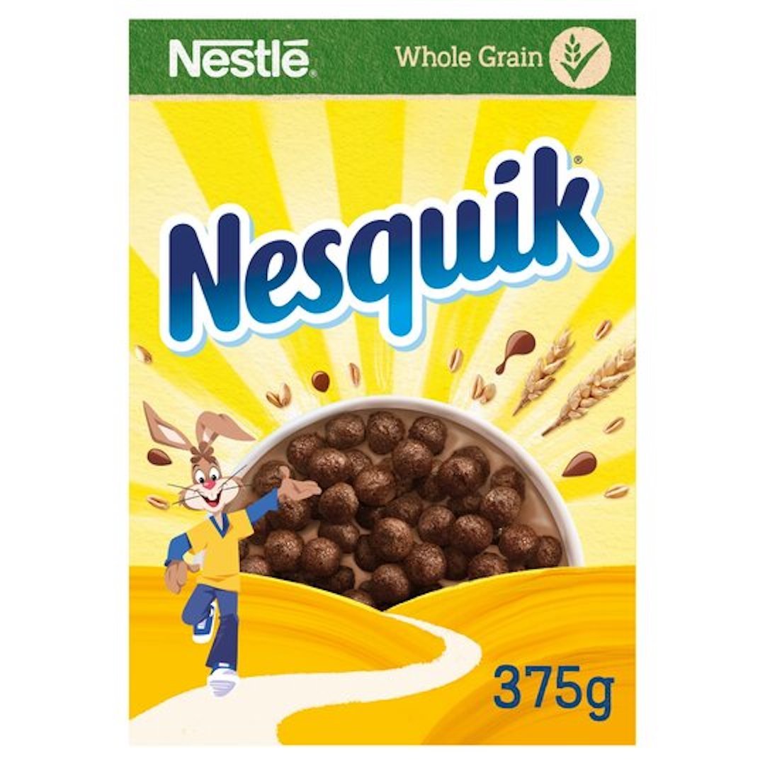 Nestle Nesquik Cereal 375gr Stockists.