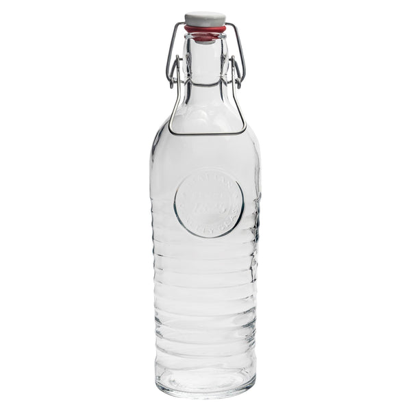 Officina 1825 Glass Swing Bottle 1.2 Litre By Bormioli Rocco Stockists.