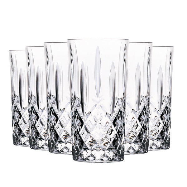 Orchestra Highball Glasses 396ml Pack of 6 By RCR Crystal Stockists.