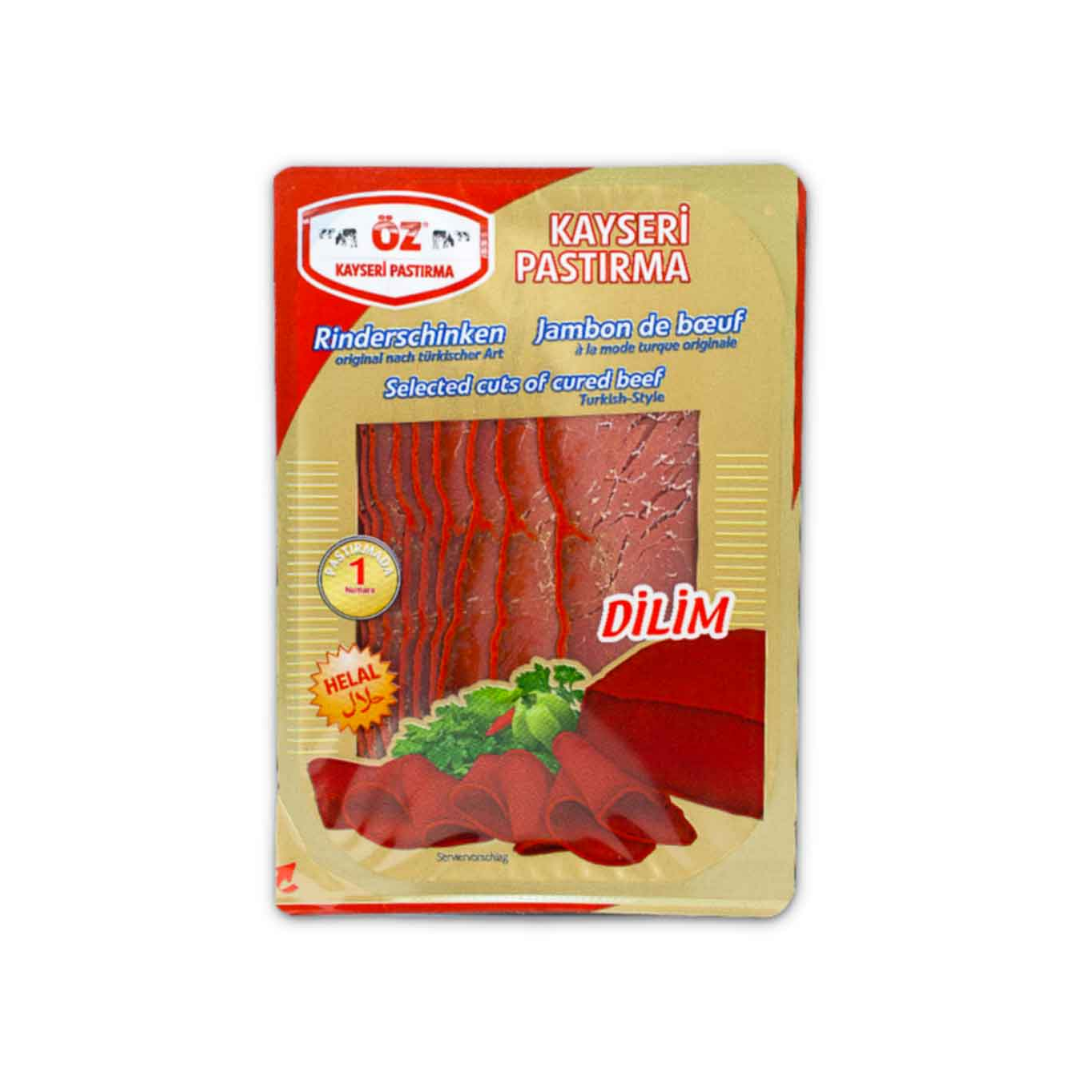 Ozkayseri Kayseri Dilim Pastirma 100Gr Stockists.