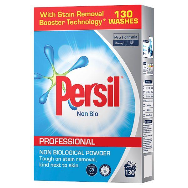 Persil Pro Formula Professional Non Biological Powder 130 Washes 8.4kg Stockists.
