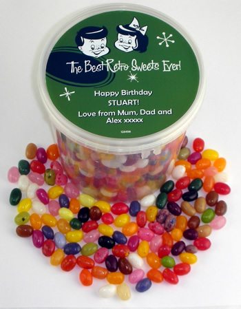 Personalised Gourmet Jelly Beans Bucket (20+ designs)