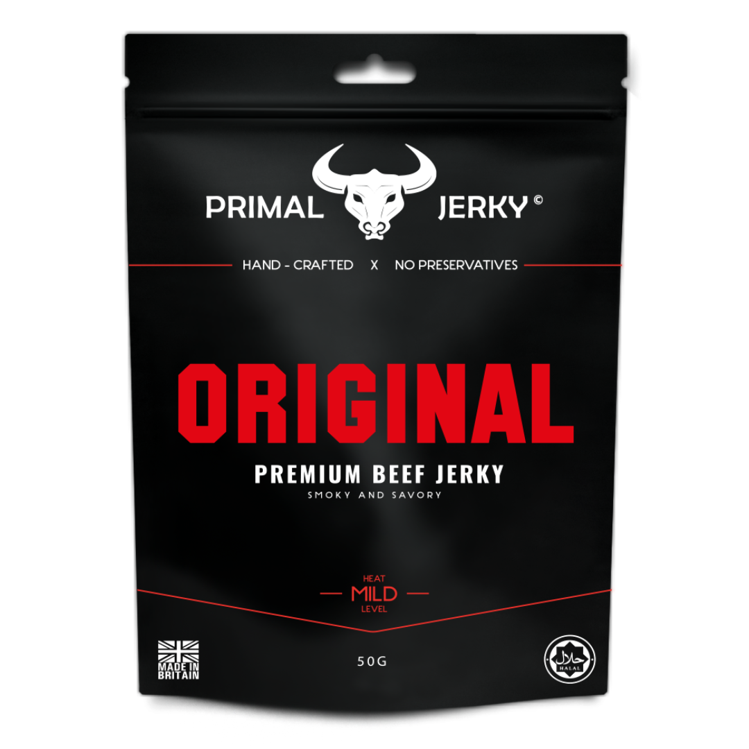 Primal Jerky Original Premium Beef Jerky 50gr Stockists.