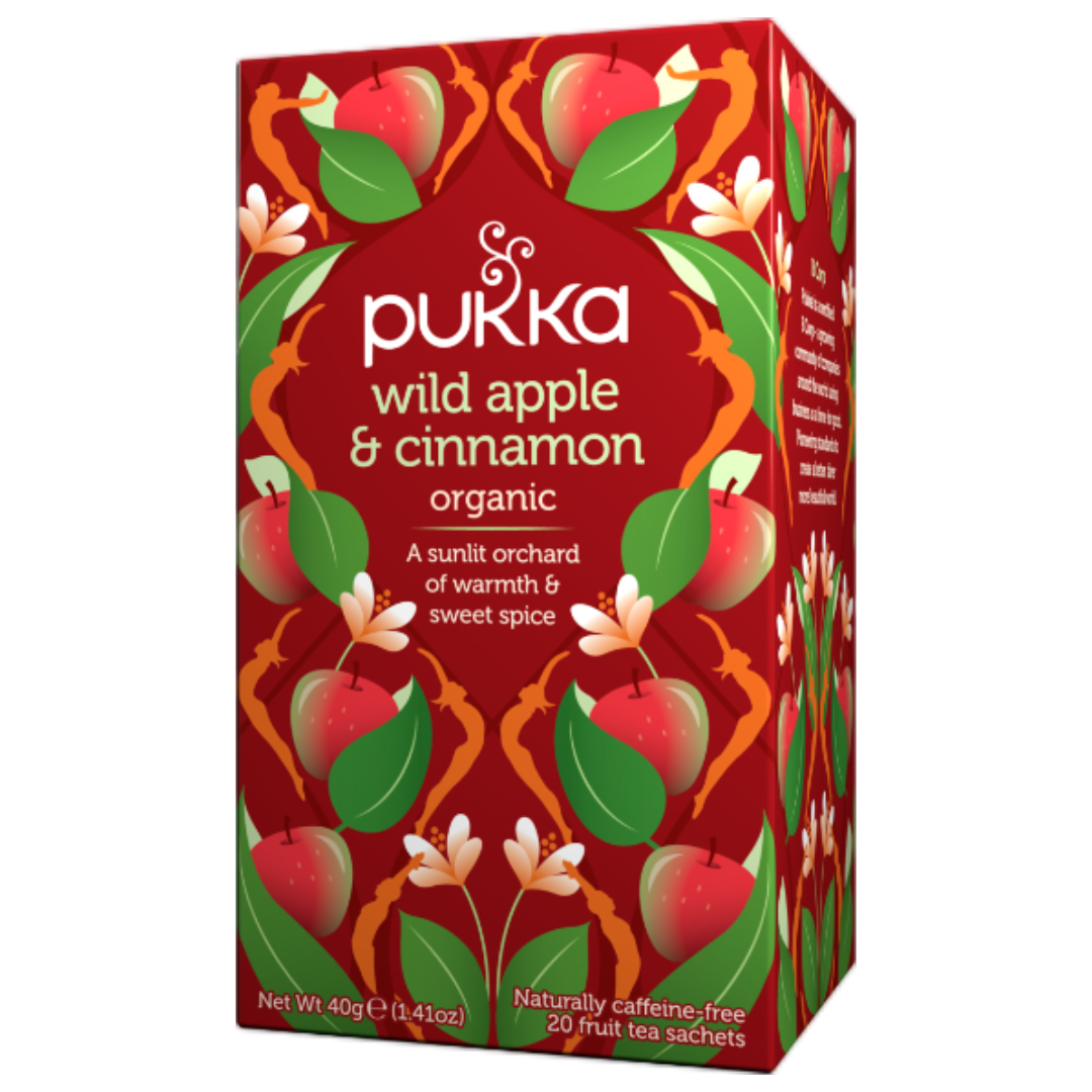 Pukka Wild Apple Cinnamon 20 Bags Stockists.