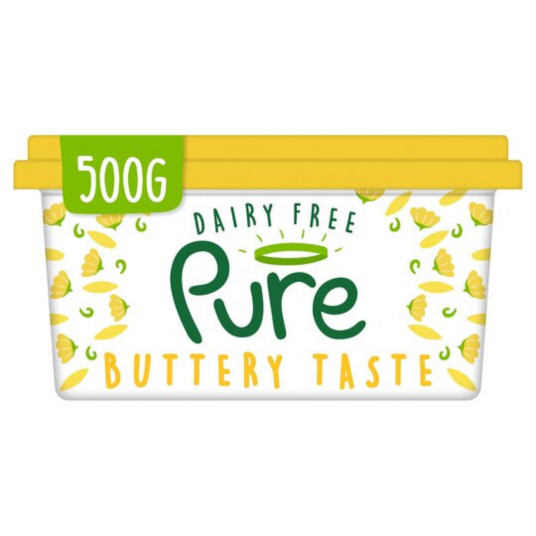 Pure Dairy Free Buttery Spread 500gr Stockists.