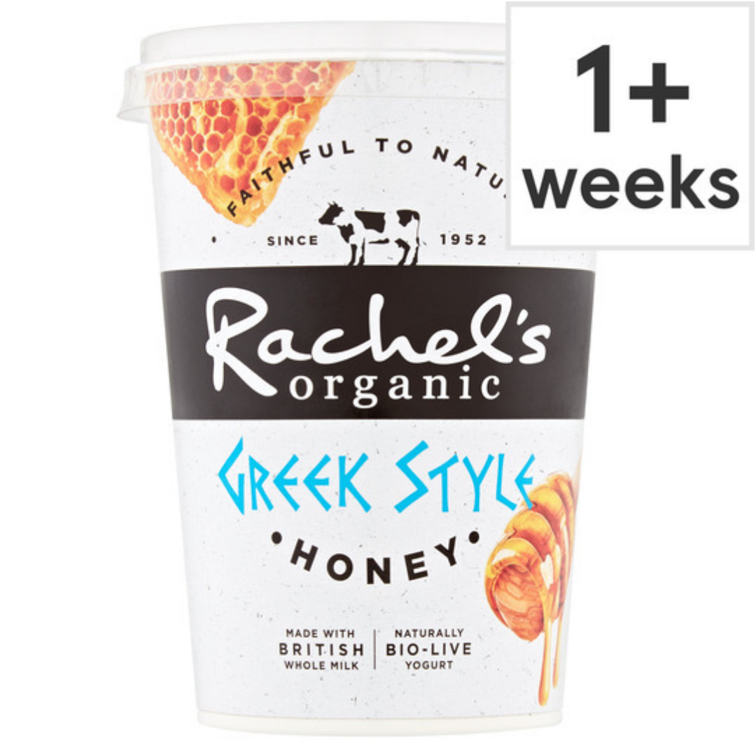 Rachels Organic Greek Style Honey Yogurt 450G Stockists.