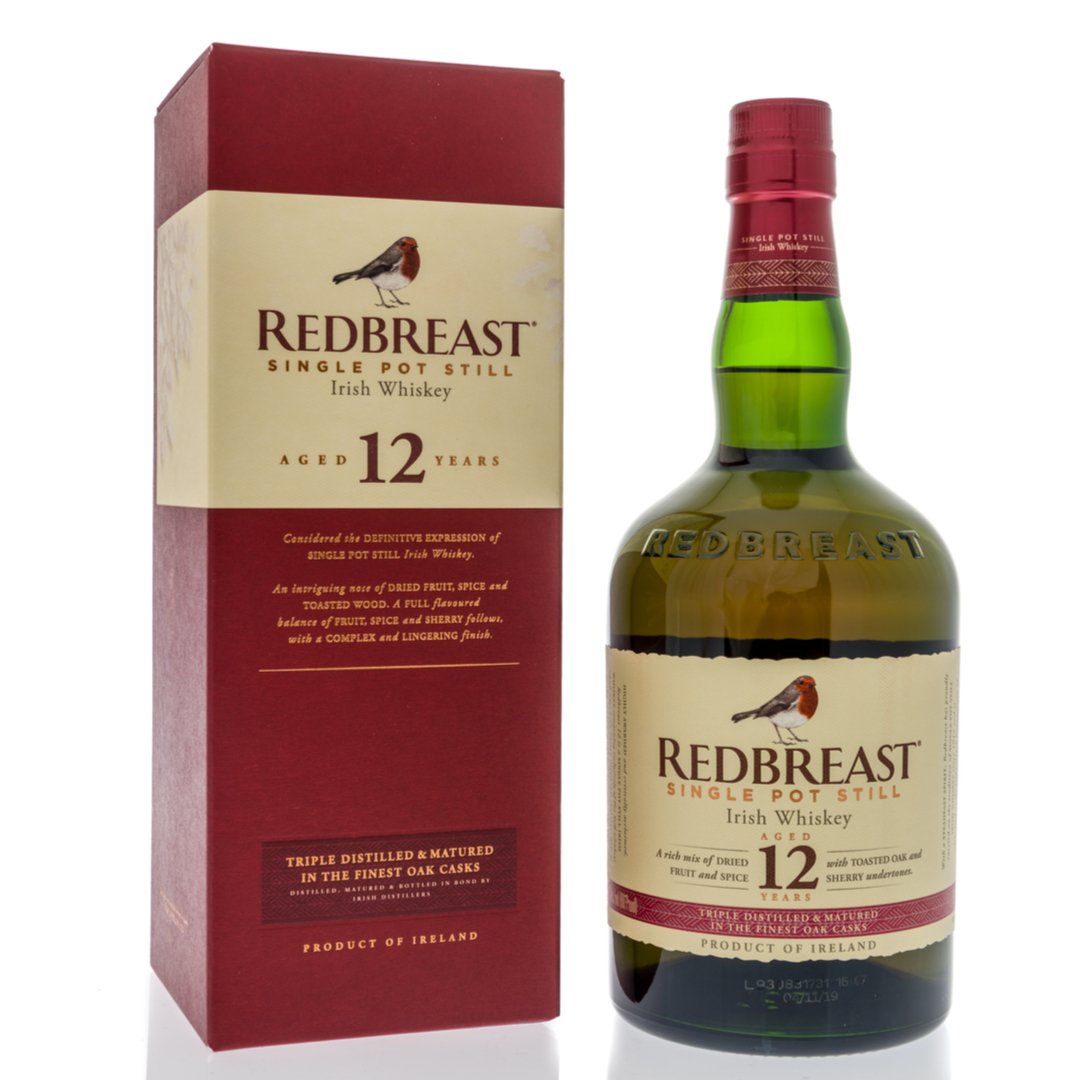 Redbreast 12 Year Old Single Pot Still Irish Whisky 70cl Stockists.