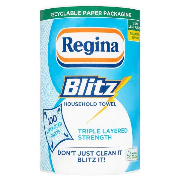 Regina Blitz Household Towel 100 Super Sized Sheets Stockists.