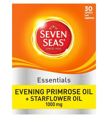 Seven Seas Evening Primrose Oil & Starflower Oil Capsules   30 x 1000 mg