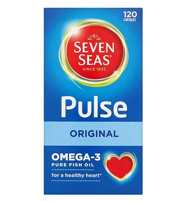 Seven Seas Pulse Original Omega 3 Pure Fish Oil 120 Capsules