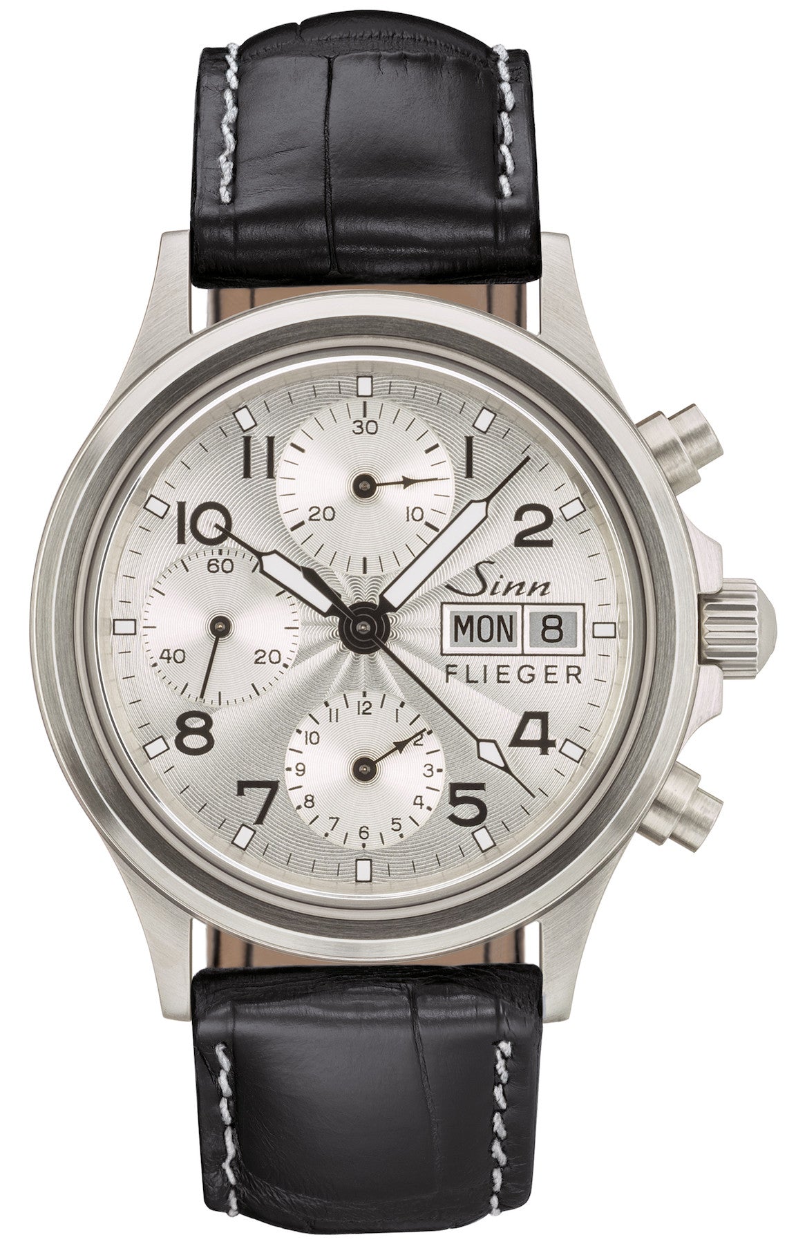 Sinn Watch 356 Sa Pilot III Aligator Leather Black Stockists.