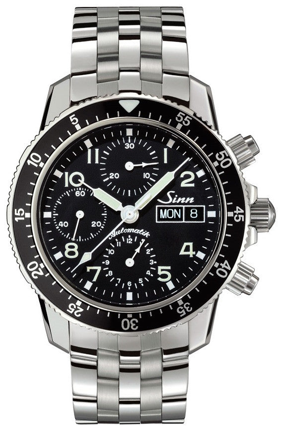 Sinn Watch Flieger Chronograph 103 St Sa Fine Link Bracelet Stockists.