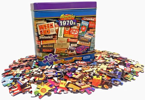 Sweets and Chocolates from the 70s Jigsaw
