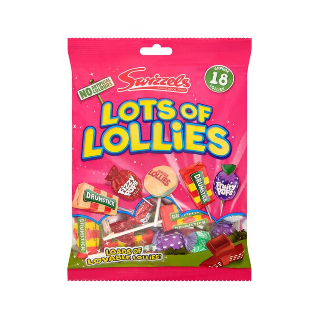 Swizzels Lots Of Lollies Bag 180gr Stockists.