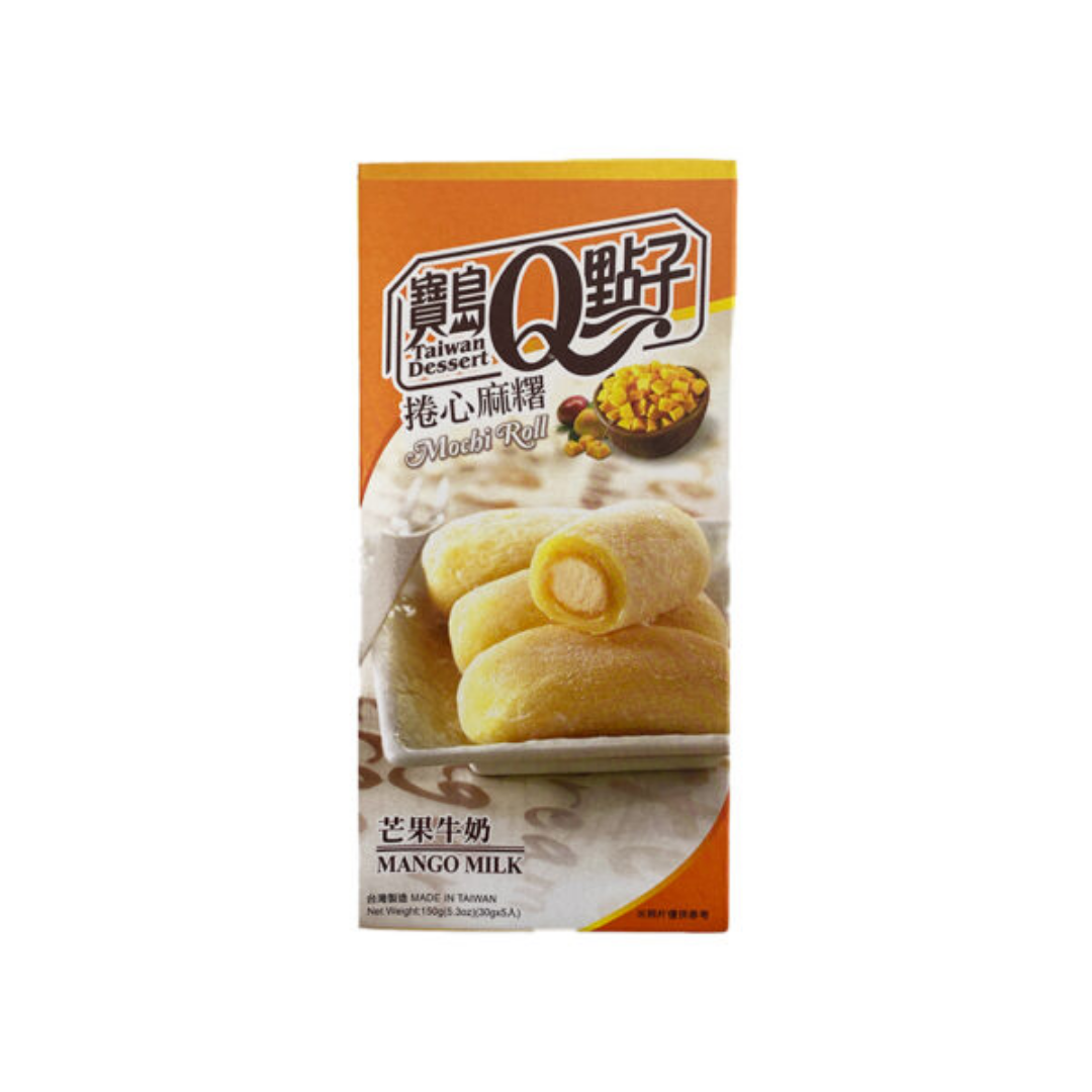 Taiwan Dessert Mango Milk Mochi Roll 150gr Stockists.