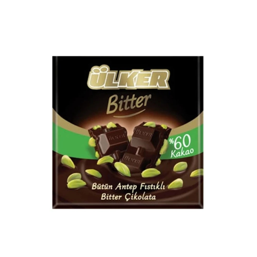 Ulker Dark Chocolate With Whole Pistachios 70Gr Stockists.