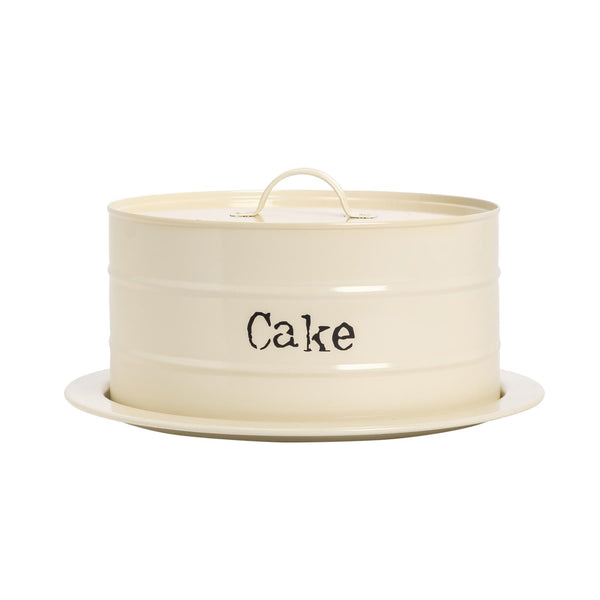 Vintage Cake Tin Cream By Harbour Housewares Stockists.