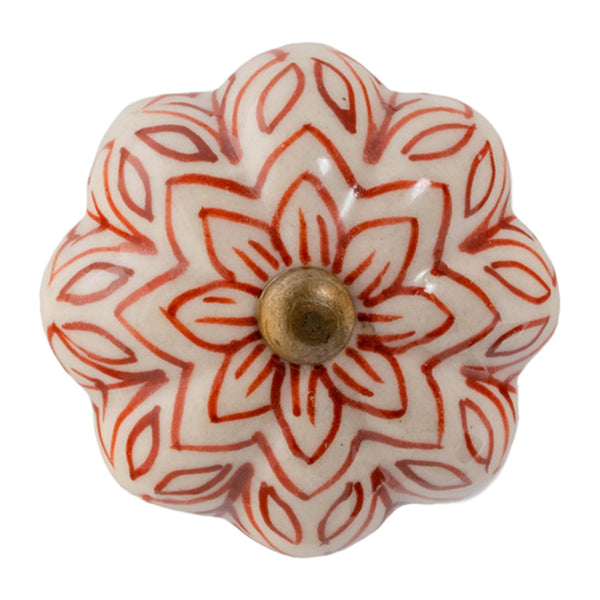 Vintage Floral Ceramic Cabinet Knob By Nicola Spring Stockists.