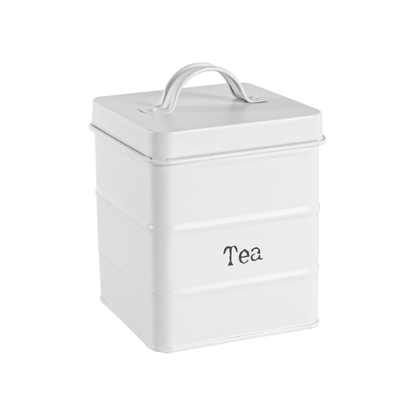 Vintage Tea Canister By Harbour Housewares Stockists.