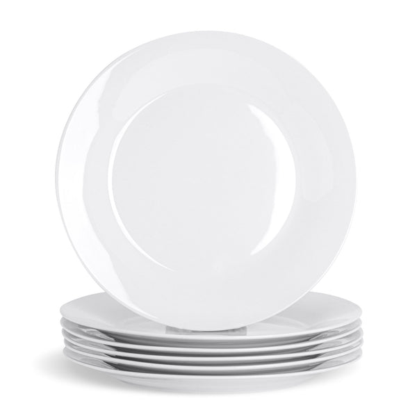 White Dinner Plates 27cm Pack of 6 By Argon Tableware Stockists.