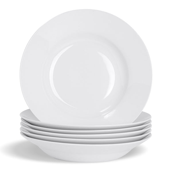 White Soup Bowls 23cm Pack of 6 By Argon Tableware Stockists.