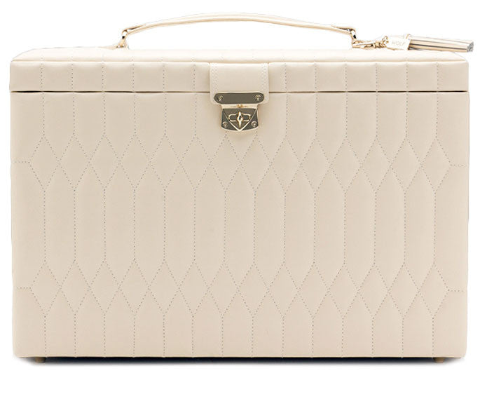 Wolf Caroline Extra Large Jewellery Box Cream Stockists.
