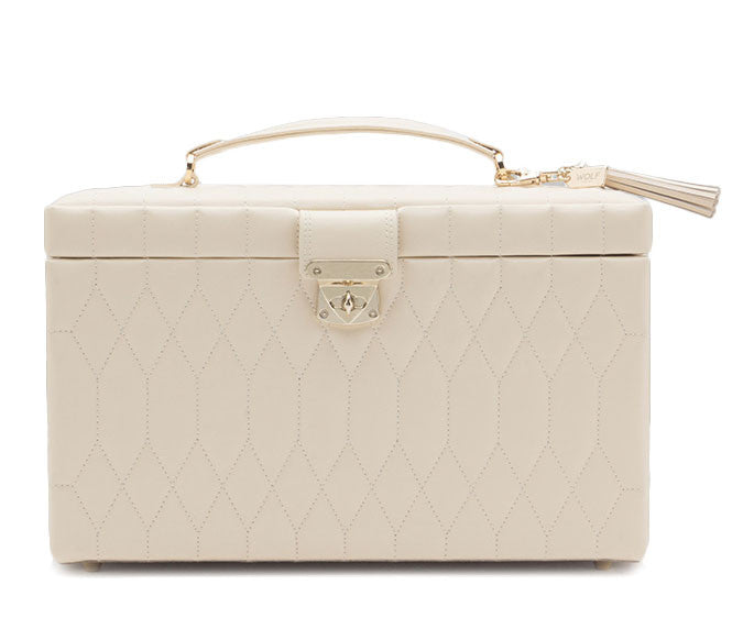 Wolf Caroline Large Jewellery Box Cream Stockists.