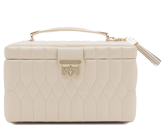 Wolf Caroline Medium Jewellery Box Cream Stockists.