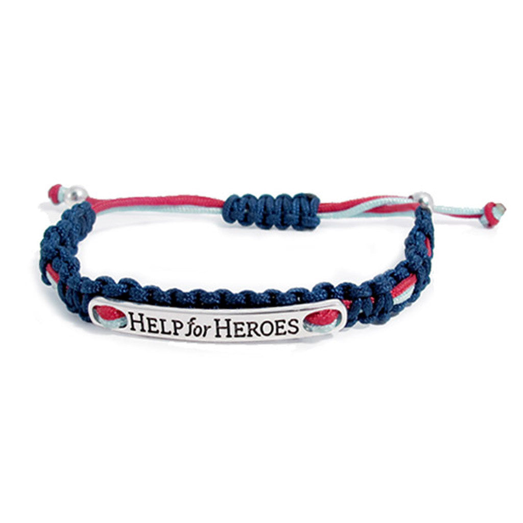 Woven Silver Plate Bracelet Default Title Tri Colour Stockists.
