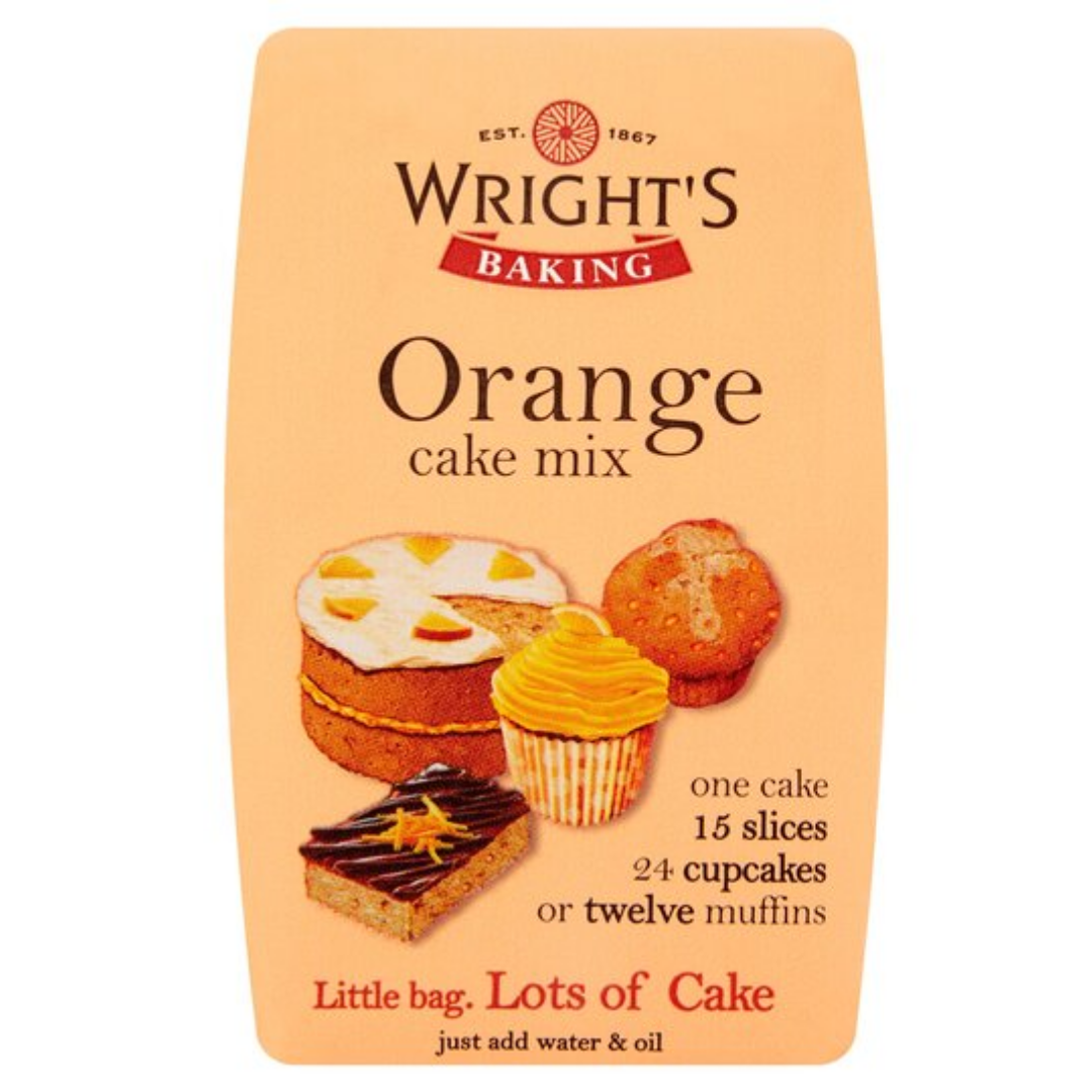Wrights Baking Orange Cake Mix 500gr Stockists.