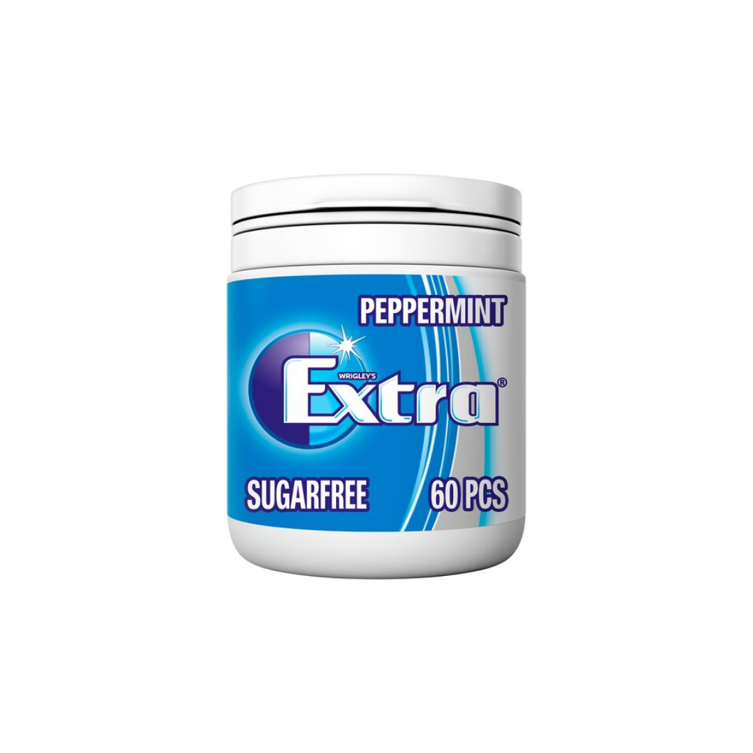 Wrigleys Extra Peppermint Gum Bottle 60 Pieces Stockists.