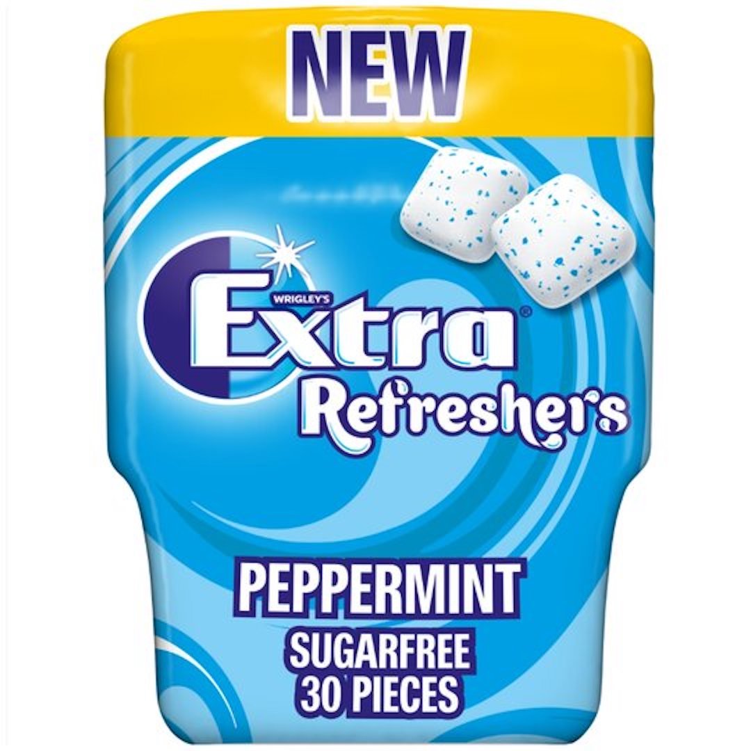 Wrigleys Extra Peppermint Sugar Free Gum 30 Pieces 67gr Stockists.