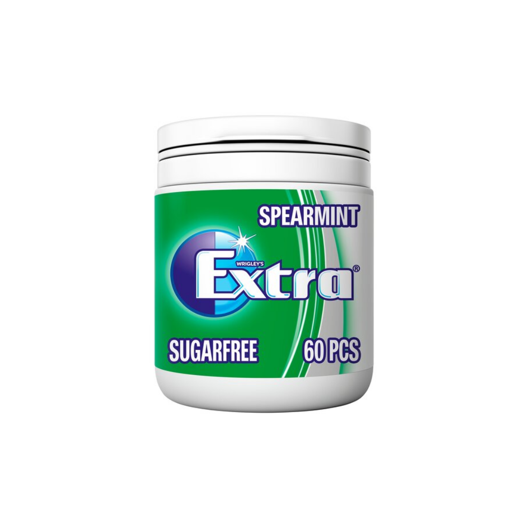 Wrigleys Extra Spearmint Bottle 60 Piece Stockists.