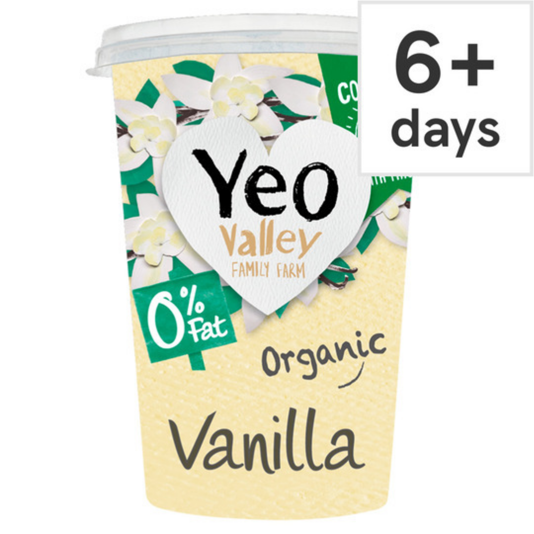Yeo Valley 0 Fat Vanilla Yogurt 450G Stockists.