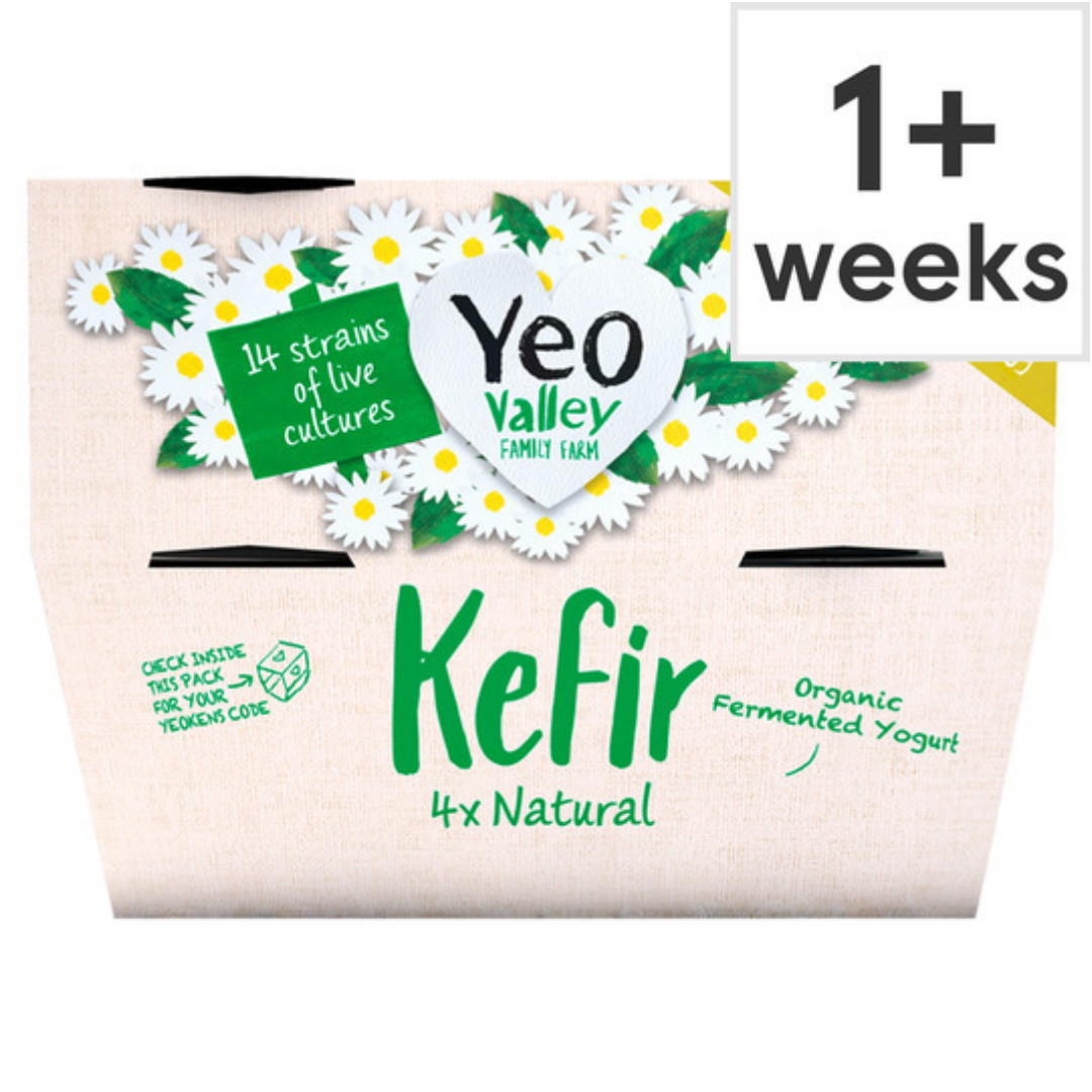 Yeo Valley Kefir Organic Fermented Yogurt 4 Pack 480G Stockists.