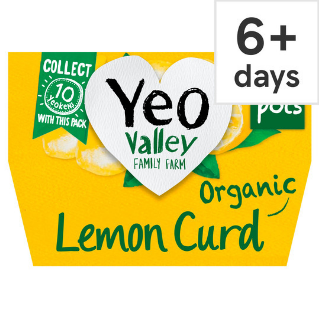 Yeo Valley Lemon Curd Yogurt 4X120g Stockists.
